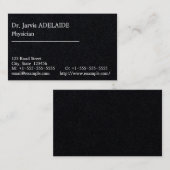 ミニマルおよびシンプルビジネスカード 名刺 (正面/裏面)