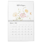 ミニマルおよびホロスタイリッシュグラフィデザイン カレンダー (2月 2026)