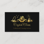 ミニマルおよびモダンプロフェッショナルクリーニング 名刺 (正面)