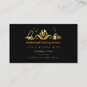 ミニマルおよびモダンプロフェッショナルクリーニング 名刺 (裏面)
