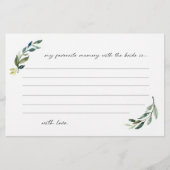 ミニマルお気に入りの主義の花嫁との私の記憶 チラシ (正面)