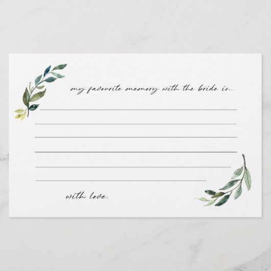 ミニマルお気に入りの主義の花嫁との私の記憶 チラシ (正面)