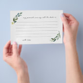 ミニマルお気に入りの主義の花嫁との私の記憶 チラシ (ハンドル)