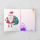 ミニマルお洒落リストクリスマスカード シーズンカード (内部)