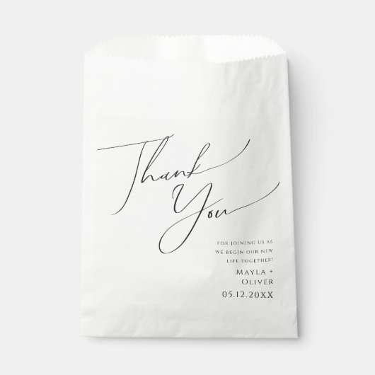 ミニマルお洒落リストスクリプトお願いバッグ フェイバーバッグ (正面)