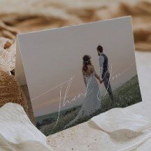 ミニマルお洒落リストスクリプト折り曲げサンキューカード