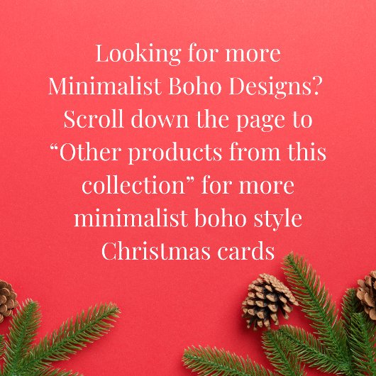 ミニマルかわいいパステル雪の結晶クリスマスフォト シーズンカード