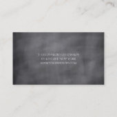 ミニマルかわいいヘアビジネスカード 名刺 (裏面)