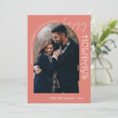 ミニマルかわいい数々のフォトメリークリスマスカード (スタンド正面)