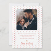 ミニマルかわいい数々のフォトメリークリスマスカード (裏面)