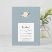 ミニマルさくらんぼの花ジャパ結婚ンディ 招待状 (スタンド正面)