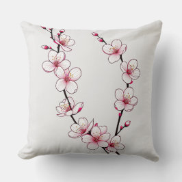 ミニマルさくらんぼブロッサムブランチ クッション