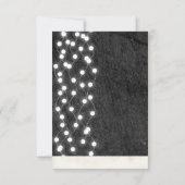 ミニマルさくらんぼ花花ベビーシャワー サンキューカード (裏面)