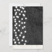 ミニマルさくらんぼ花花ベビーシャワー 招待状 (裏面)