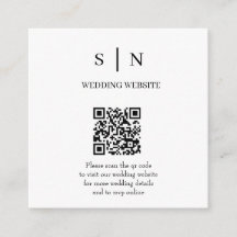 ミニマルでおしゃれ | 白と黒のQRコード