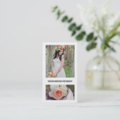 ミニマルではっきりしたな2% pipe%の写真撮影の名刺 名刺 (スタンド正面)