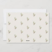 ミニマルでエレガントなクリスマスボタニカル 7 枚の写真 シーズンカード (裏面)