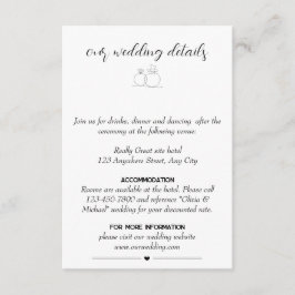 ミニマルでエレガントなデザイン エンクロージャーカード