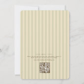 ミニマルでエレガントなニュートラルな詳細カード 招待状 (裏面)