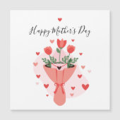 ミニマルでエレガントな母の日のカード (正面)