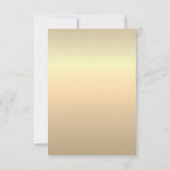 ミニマルでエレガントな結婚式の出欠確認カード 出欠カード (裏面)