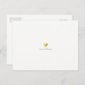 ミニマルでエレベ救ントな結婚式 案内ポストカード (正面/裏面)