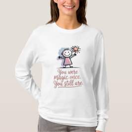 ミニマルでキュートな魔法の女性ポロシャツ  Tシャツ
