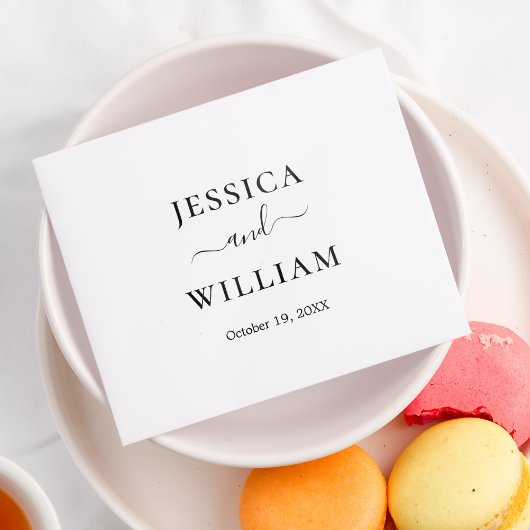 ミニマルでシック スタンダードカクテルナプキン