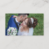 ミニマルでスタイリッシュなビデオグラフィーの名刺 名刺 (裏面)