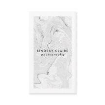 ミニマルでスタイリッシュな大理石の名刺