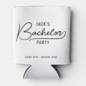 ミニマルでスタイリッシュな独身パーティーのギフト 缶クーラー (正面)