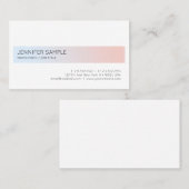 ミニマルでモダンでエレガントな専門の平野 名刺 (正面/裏面)