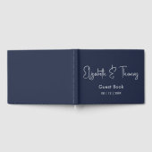 ミニマルでモダンなエレガントでシンプルなゲストブック ゲストブック (全面)