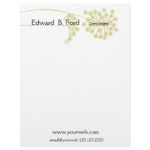 ミニマルでモダンな野生花の花柄