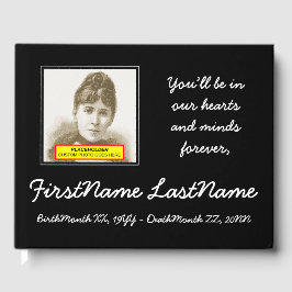 ミニマルで落ち着いた葬式ゲストブック ゲストブック