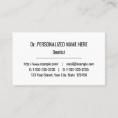 ミニマルで謙虚な名刺 名刺 (正面)