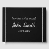 ミニマルとBasic Memories Guestbook ゲストブック (正面)