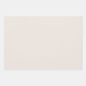 ミニマルなアースカラーのオリーブグリーンとベージュのウェディング ラッピングペーパーシート (正面2)