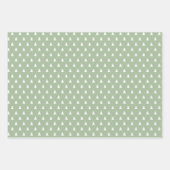 ミニマルなアーストーン・スカンジクリスマス ラッピングペーパーシート (正面2)