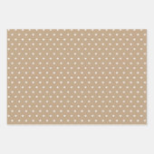 ミニマルなアーストーン・スカンジクリスマス ラッピングペーパーシート (正面)