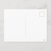 ミニマルなアーチ赤面ダスティピンクメリーフォト シーズンポストカード (裏面)