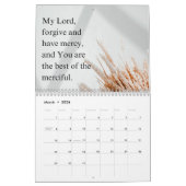 ミニマルなイスラム教徒ラバナス・デュア カレンダー (3月 2026)