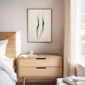 ミニマルなインク抽象芸術ウォールアートモダンfor Decor ポスター