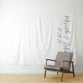 ミニマルなウェディングレセプションデコールバック タペストリー (インサイチュ(横))