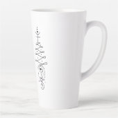 ミニマルなウナロメドードル カフェラテマグ (右)