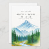 ミニマルなオンライン山 セーブザデート (正面/裏面)