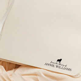 ミニマルなオーストラリアの羊飼い犬 ラバースタンプ