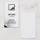 ミニマルなカメレオンの相談の名刺 名刺 (正面/裏面)