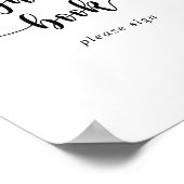 ミニマルなカリグラフィー ゲストブック サイン (角)