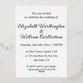 ミニマルなカリグラフィー テキスト 招待状 (裏面)